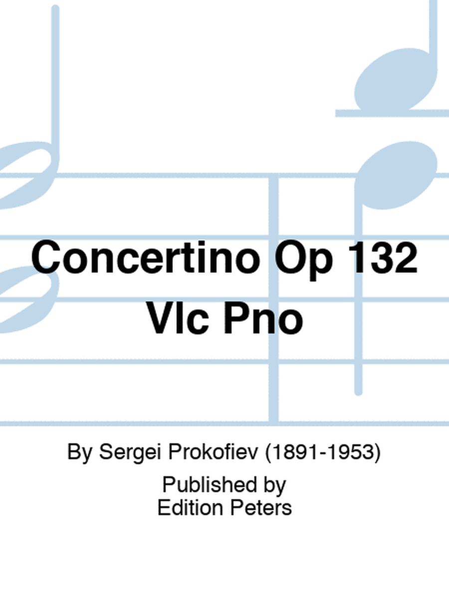 Concertino Op 132 Vlc Pno
