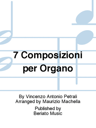 Book cover for 7 Composizioni per Organo