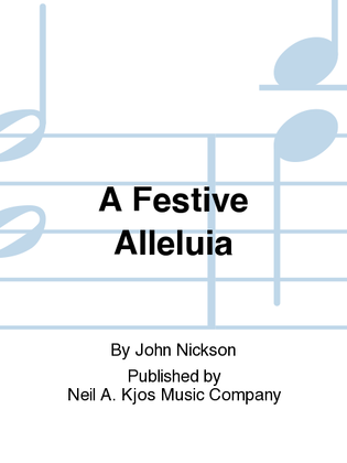 Book cover for A Festive Alleluia