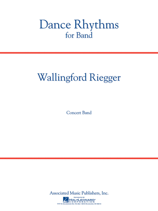 Book cover for Dance Rhythms for Band, Op. 58