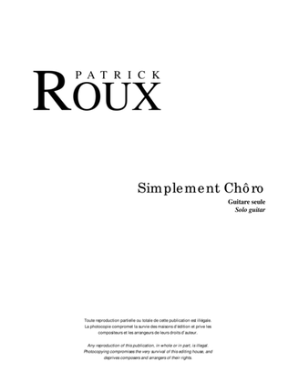 Book cover for Simplement Chôro