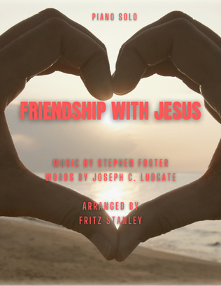 Book cover for Friendship with Jesus - Piano Solo