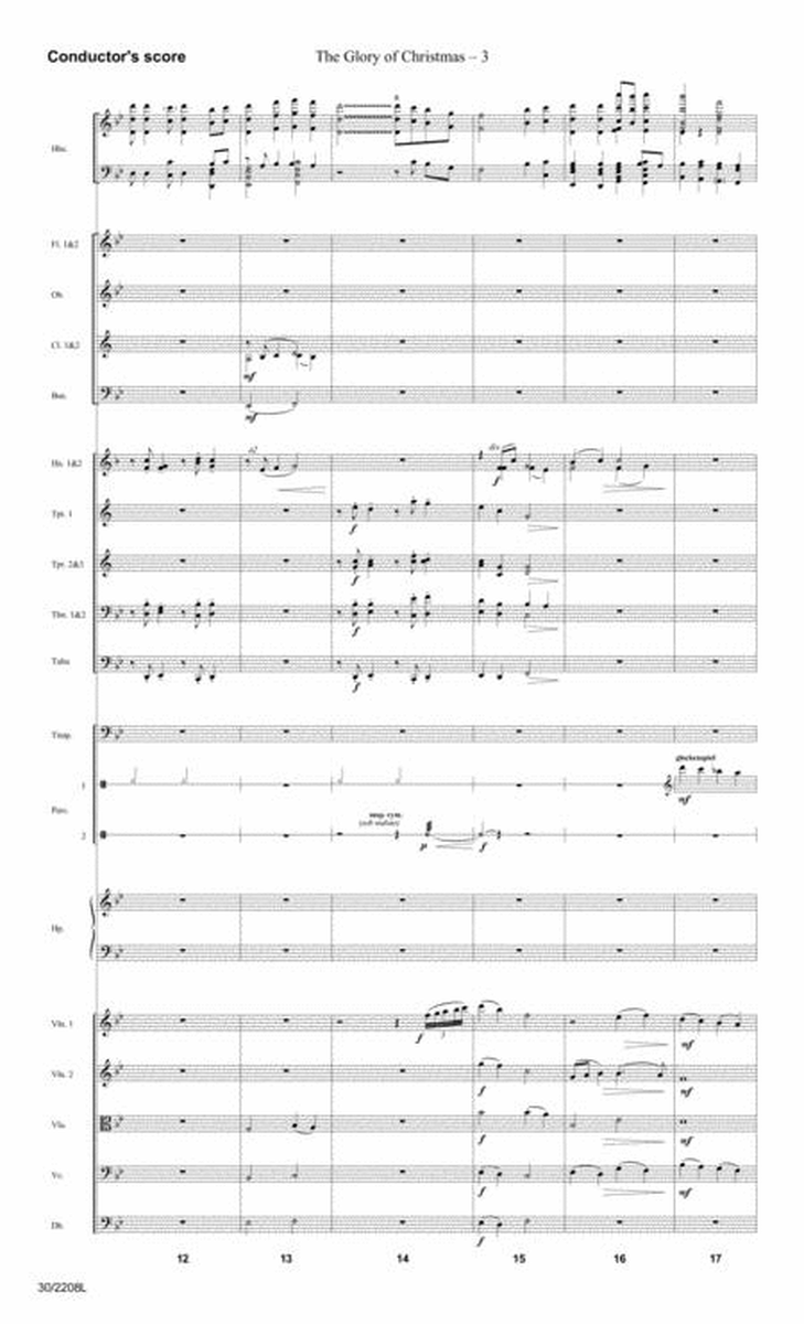 The Glory of Christmas - Full Orchestral Score and Parts image number null