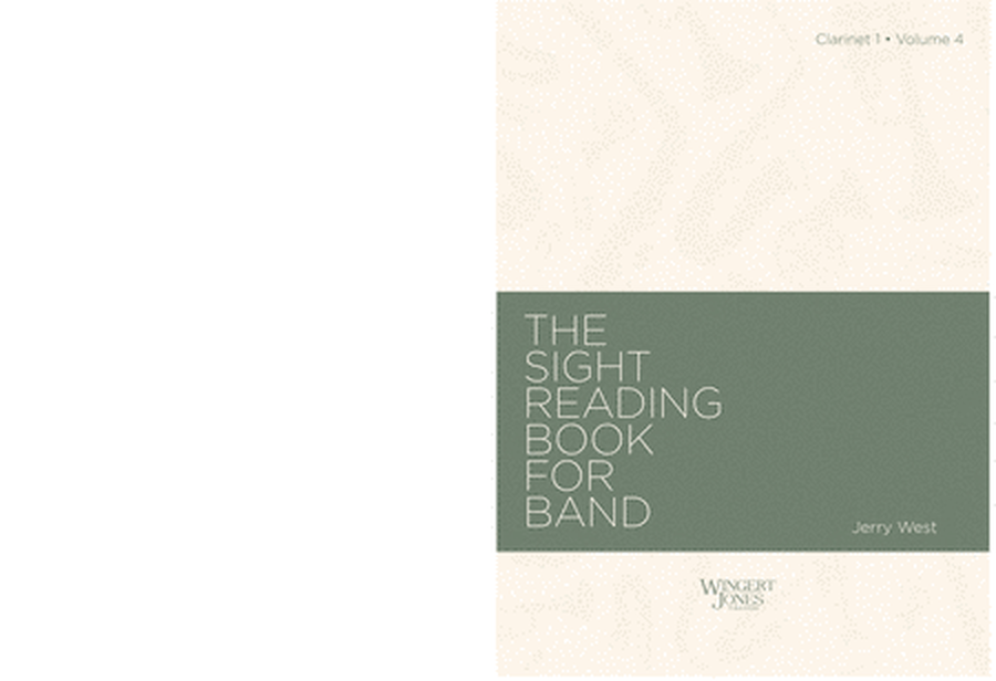 Sight Reading Book For Band, Vol 4 - Clarinet 1
