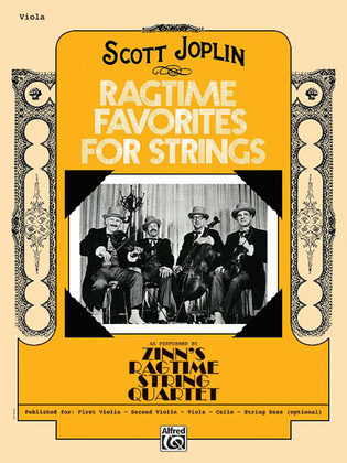 Ragtime Favorites for Strings