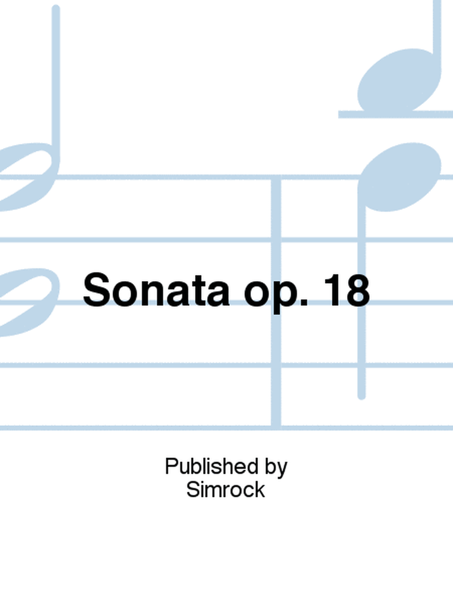 Sonata op. 18