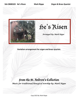 Book cover for He's Risen