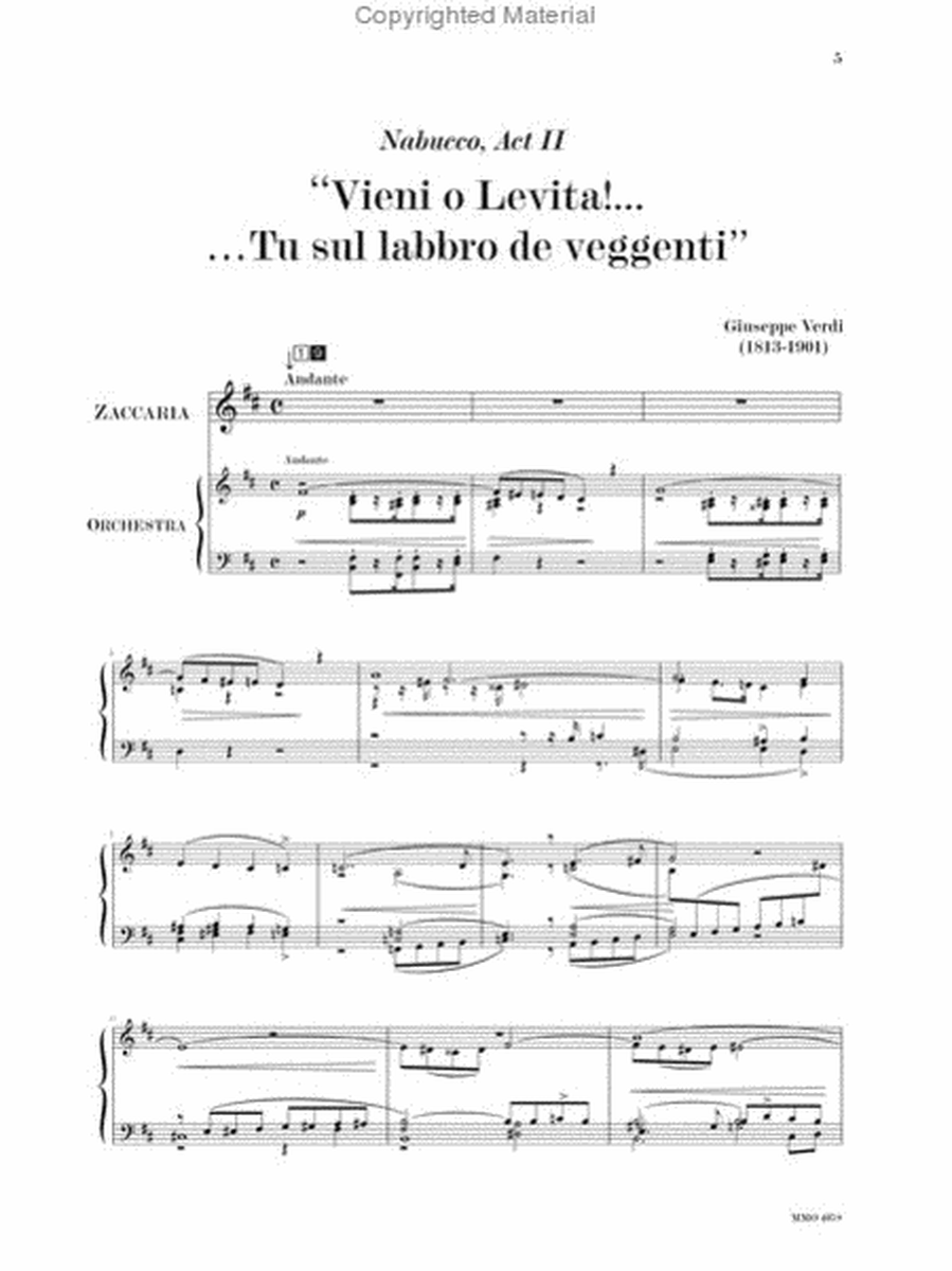 Verdi - Bass-Baritone Arias with Orchestra image number null