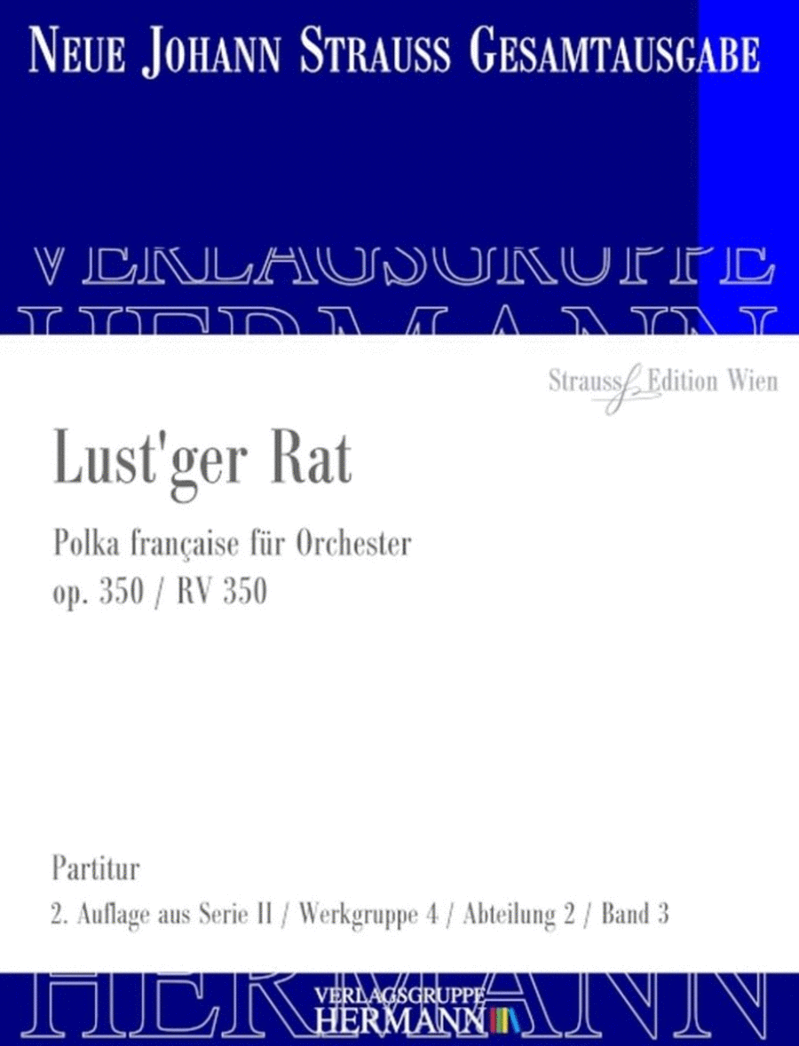 Lust'ger Rat Op. 350 RV 350