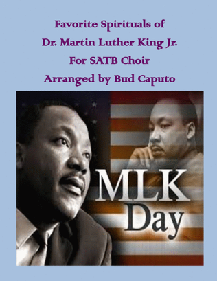Book cover for Favorite Spirituals of Dr. Martin Luther King, Jr. for SATB