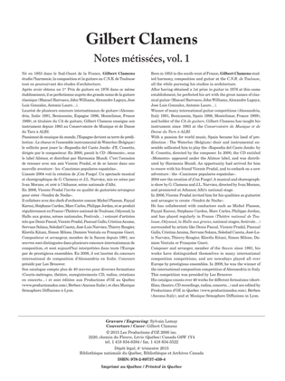 Book cover for Notes métissées. vol. 1