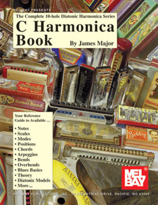 Book cover for Complete 10-Hole Diatonic Harmonica Series: C Harmonica Book