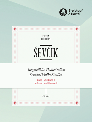 Book cover for Selected Violin Studies