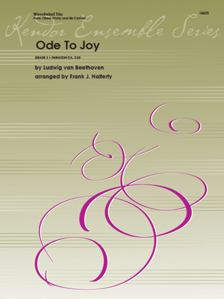 Book cover for Ode To Joy