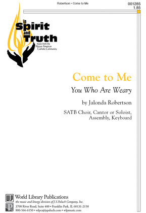 Book cover for Come To Me