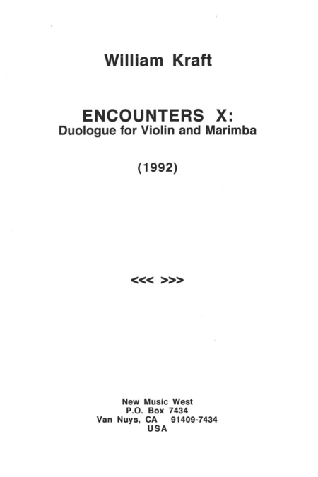 Encounters X: