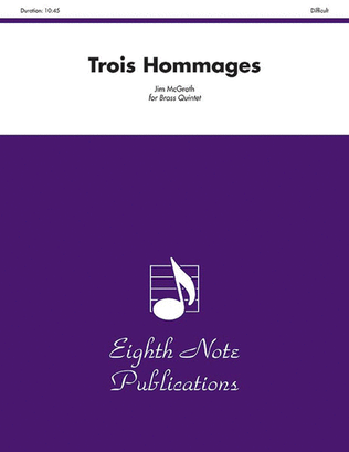 Book cover for Trois Hommages