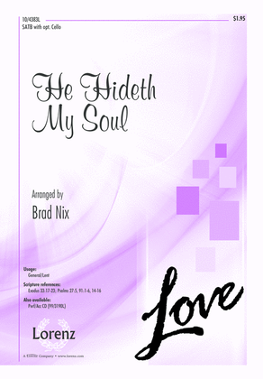 Book cover for He Hideth My Soul