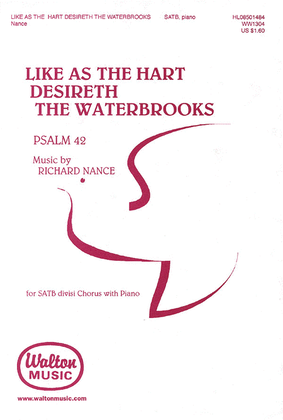 Book cover for Like as the Hart Desireth the Waterbrook
