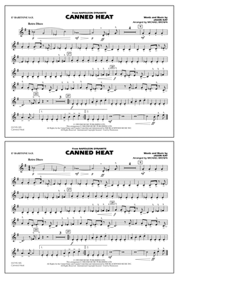 Canned Heat (from Napoleon Dynamite) (arr. Michael Brown) - Eb Baritone Sax
