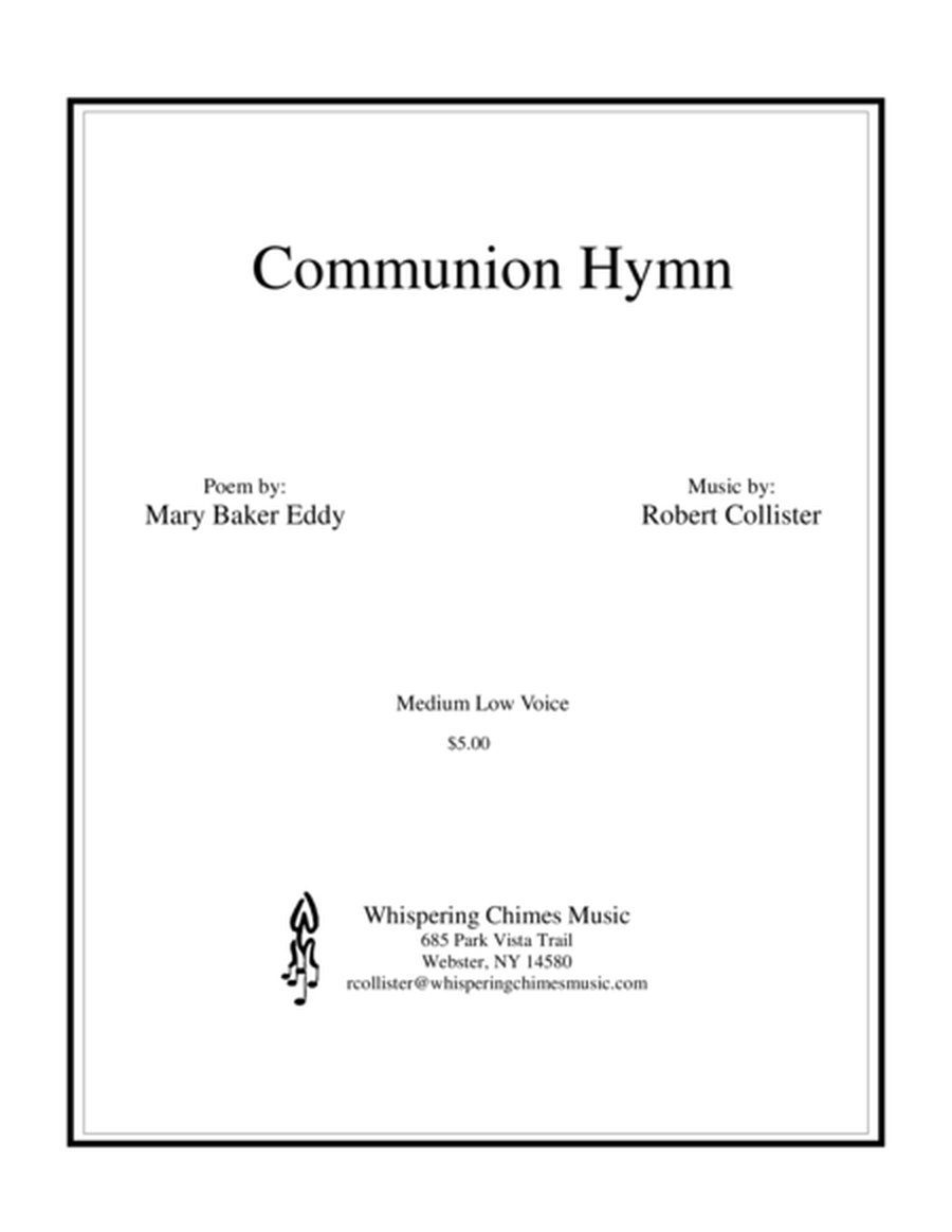 Communion Hymn medium low voice image number null