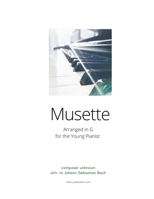 Book cover for Musette - Arranged in G for the Young Pianist