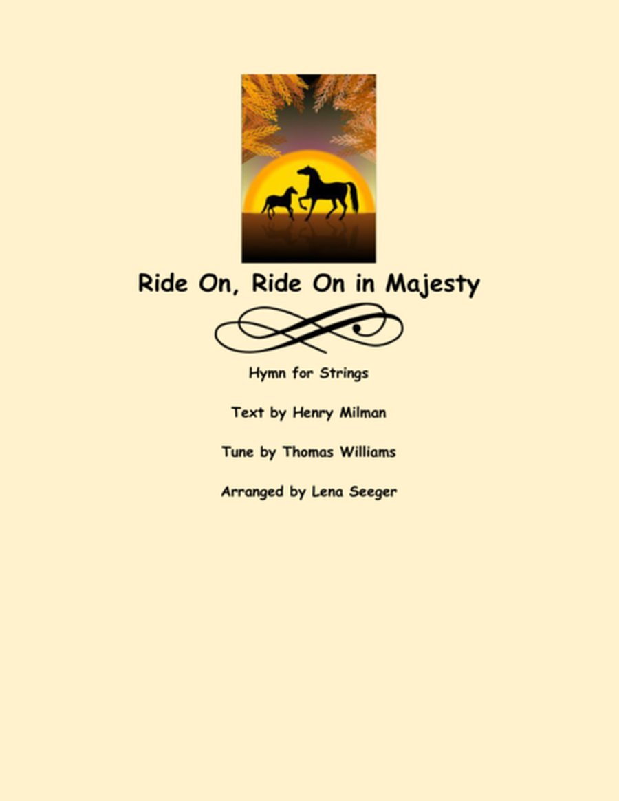 Ride On, Ride On in Majesty (String Orchestra) image number null