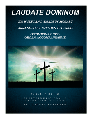 Book cover for Laudate Dominum (Trombone Duet - Organ Accompaniment)