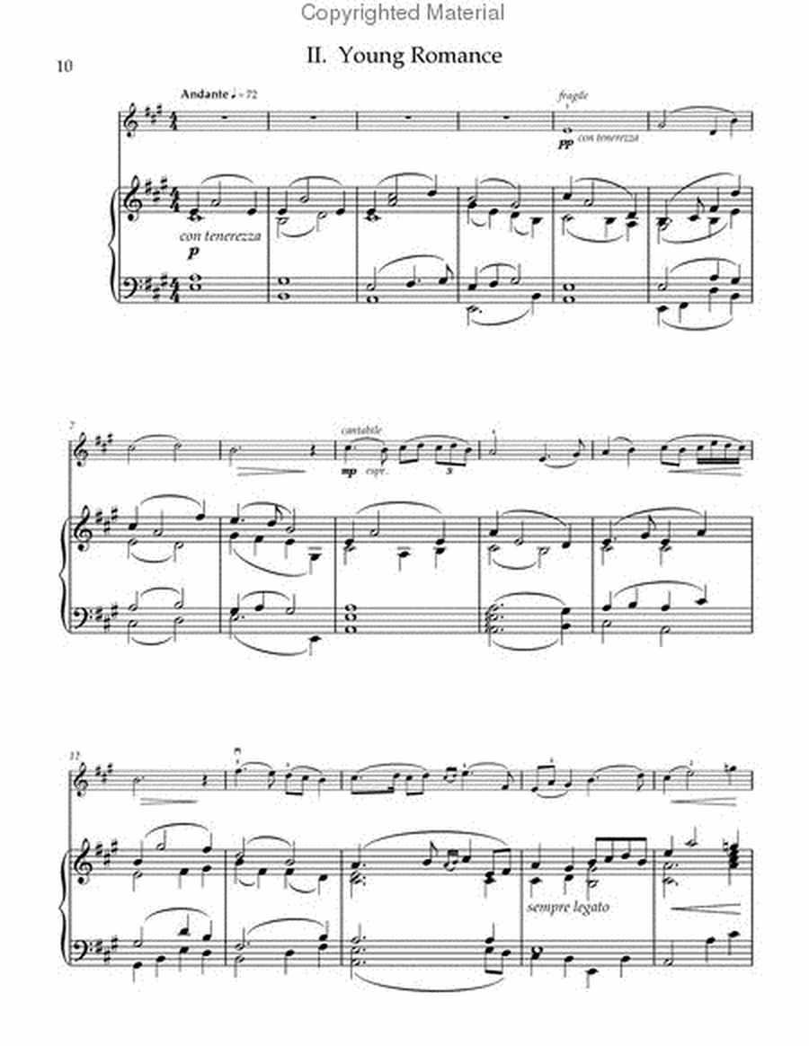 Sonatina No. 2 in A Major for Violin and Piano