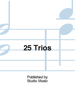 Book cover for 25 Trios