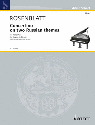 Book cover for Concertino on two Russian themes