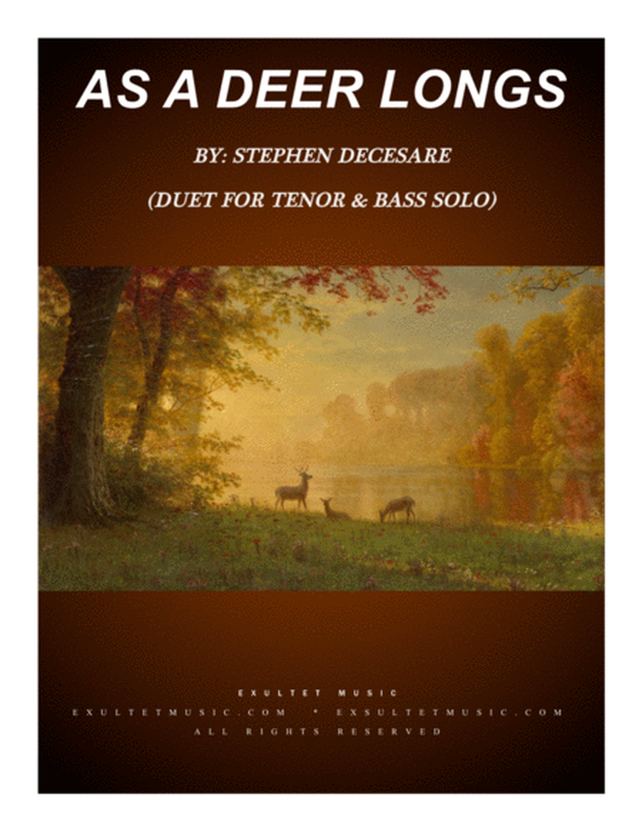 As A Deer Longs (Duet for Tenor and Bass Solo) image number null