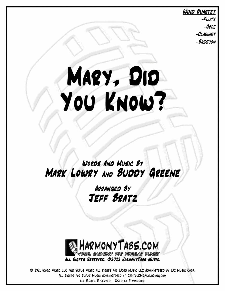 Mary, Did You Know? image number null