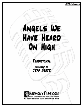 Book cover for Angels We Have Heard On High (SATB A Cappella)