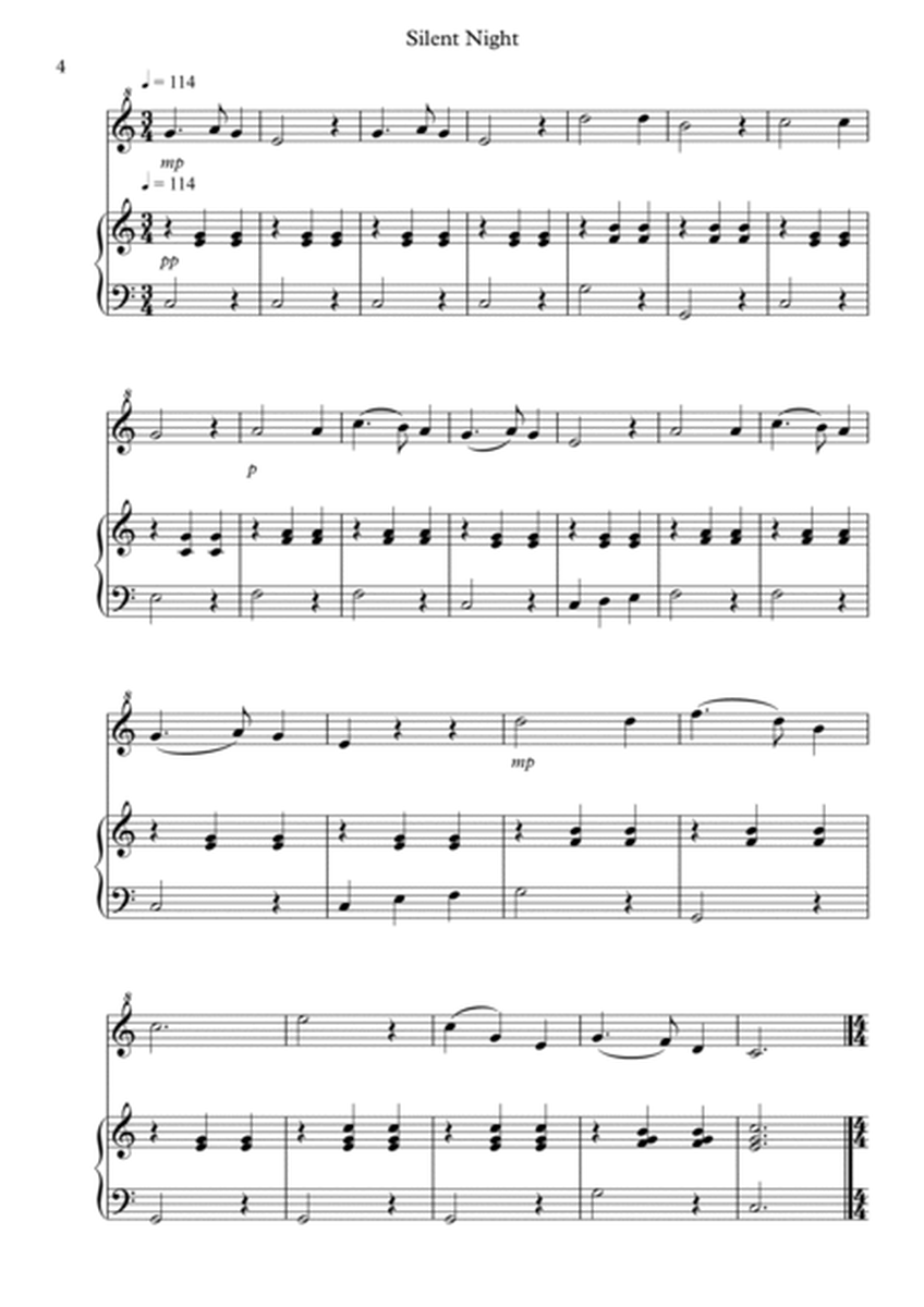 8 Easy Christmas Pieces for Descant Recorder And Piano image number null