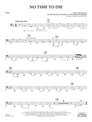 No Time to Die (from No Time To Die) (arr. Michael Brown) - Tuba