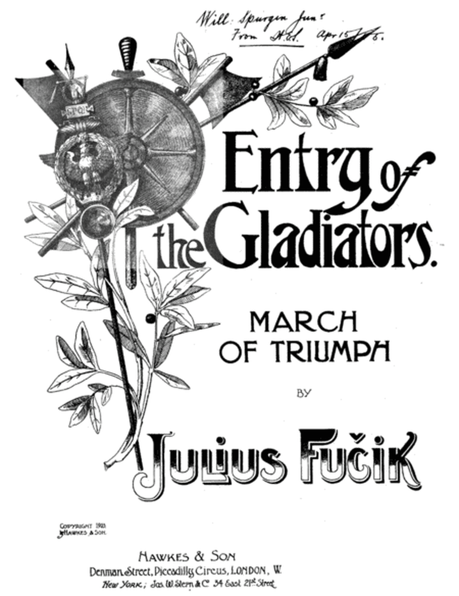 Julius Fucik - Grande Marche Chromatique ' Entry of the gladiators'( Original Version) image number null