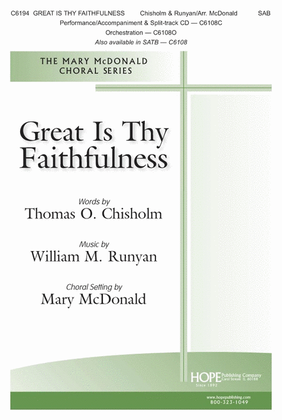 Book cover for Great Is Thy Faithfulness