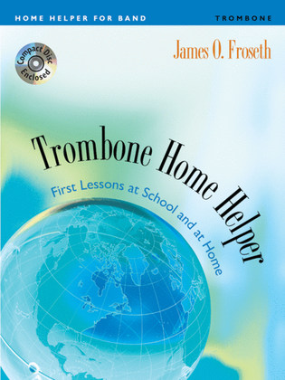 Book cover for Trombone Home Helper - Book with MP3s