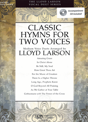 Book cover for Classic Hymns for Two Voices, Vol. 1-Book and Accomp. CD