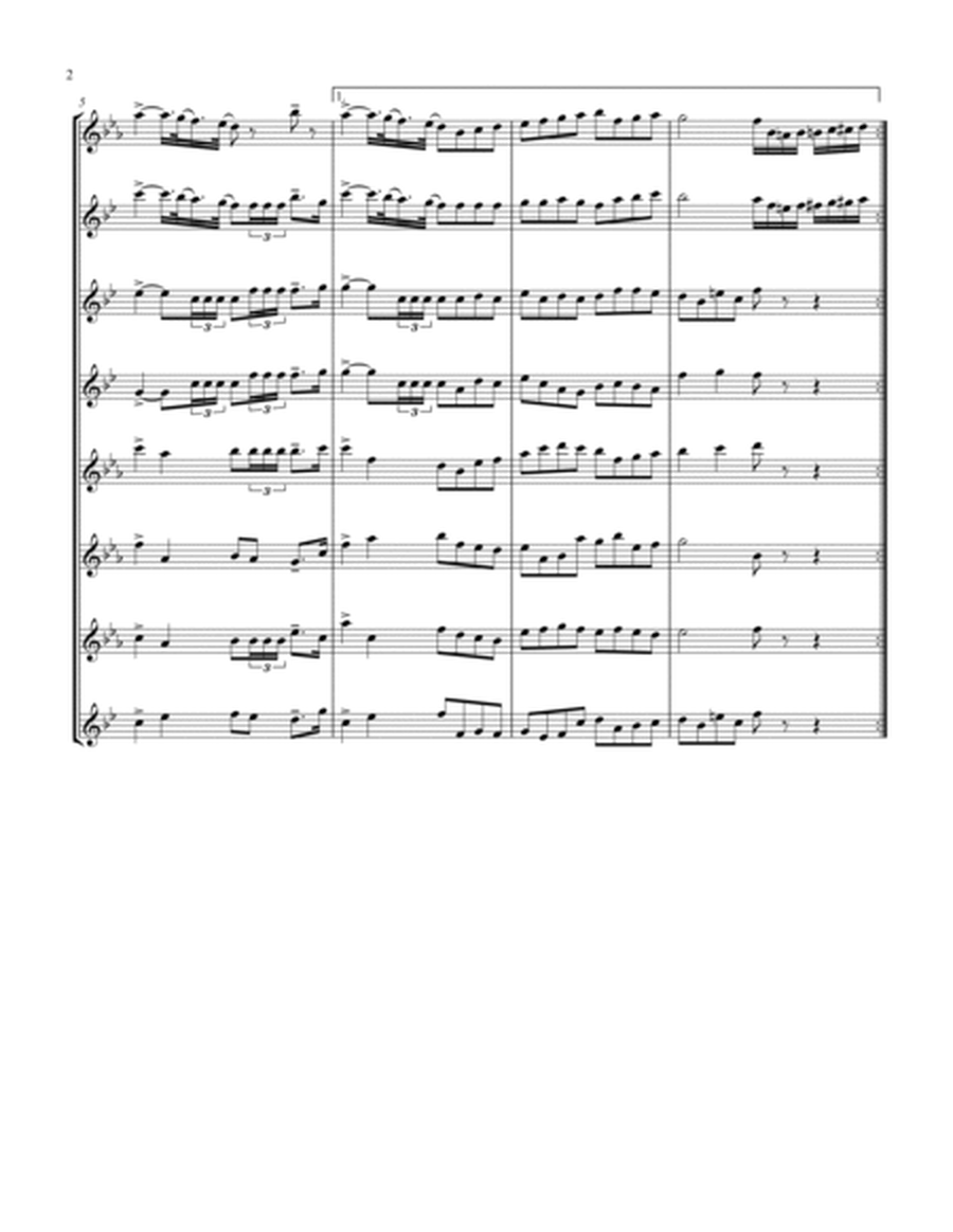 Coronation March (Db) (Saxophone Octet - 1 Sop, 3 Alto, 3 Tenor, 1 Bari)