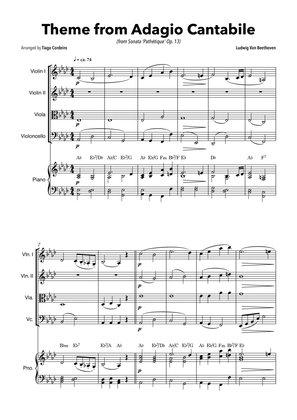 Theme From Adagio Cantabile (from Sonata 'Pathétique' Op.13)