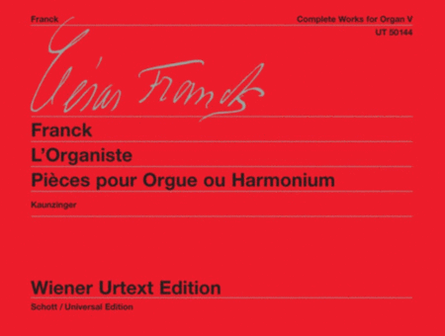 Franck - Complete Organ Works Book 5 Urtext