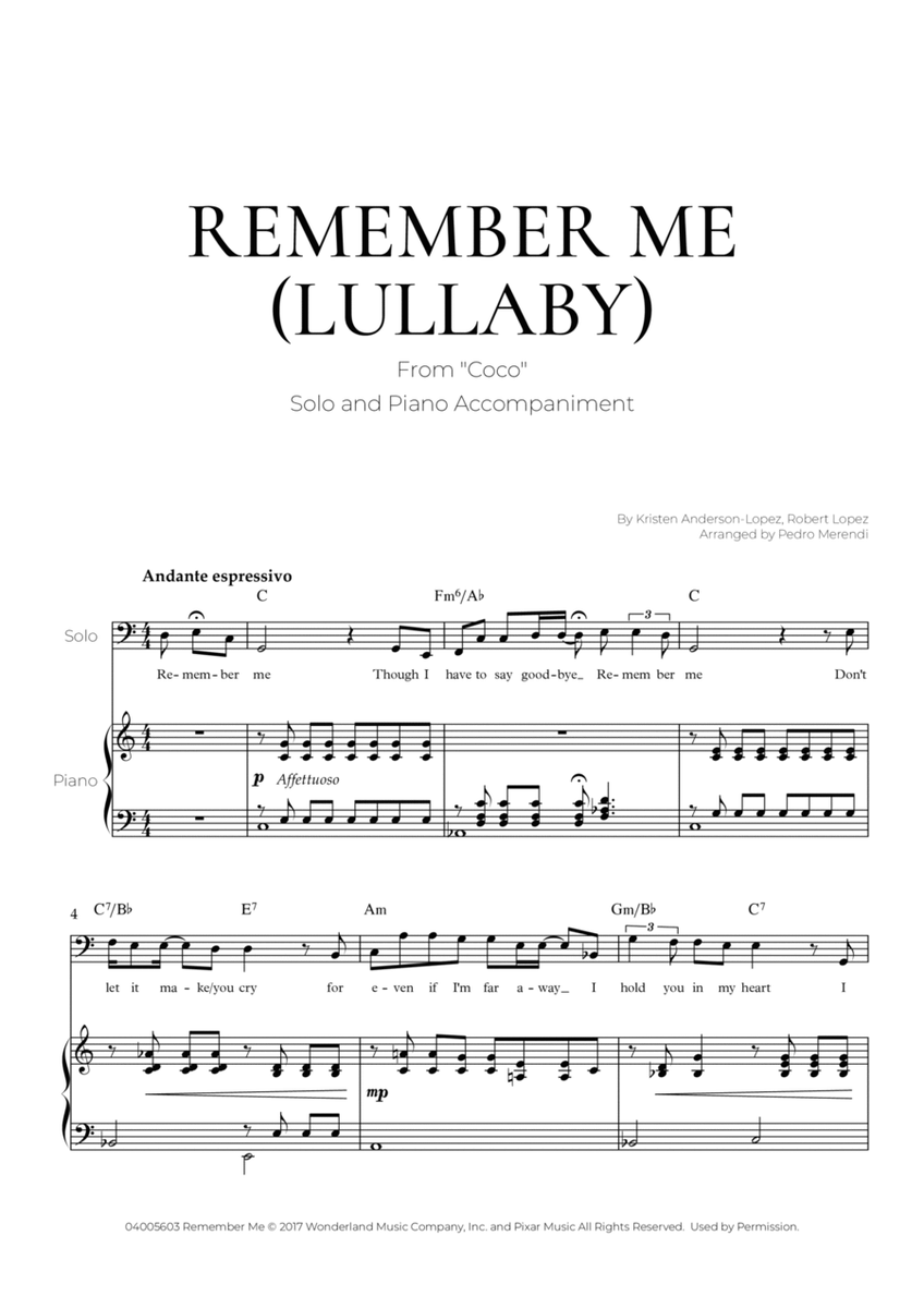 Remember Me (lullaby) image number null