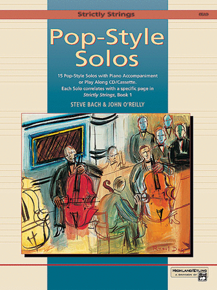 Book cover for Strictly Strings Pop-Style Solos