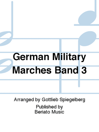 Book cover for German Military Marches Band 3