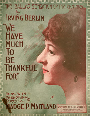 Book cover for We Have Much to be Thankful For