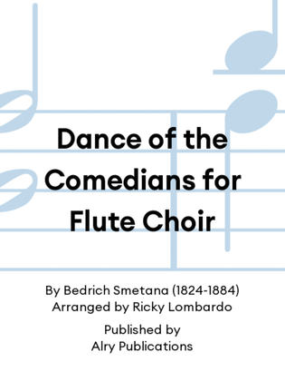 Book cover for Dance of the Comedians for Flute Choir