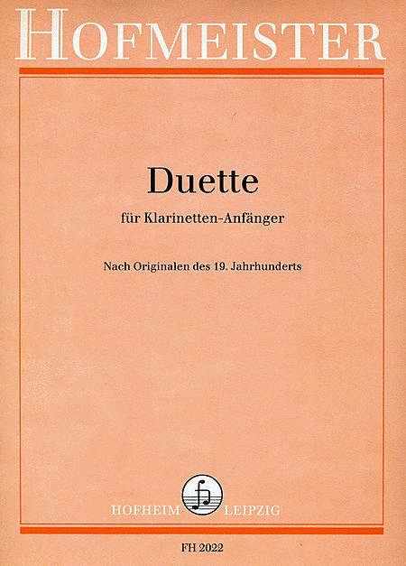 Duette fur Klarinetten-Anfanger