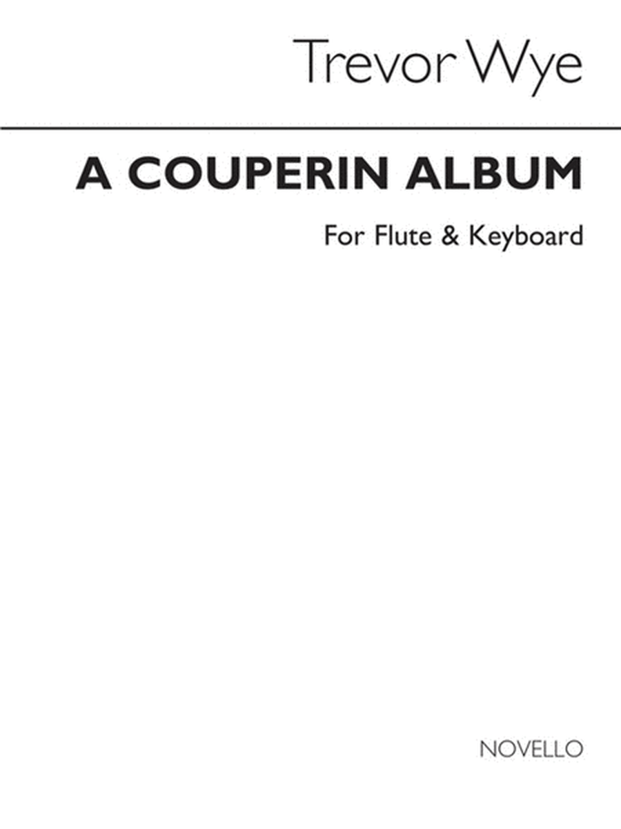 Couperin Album Flute/Piano Ed.Wye(Arc)